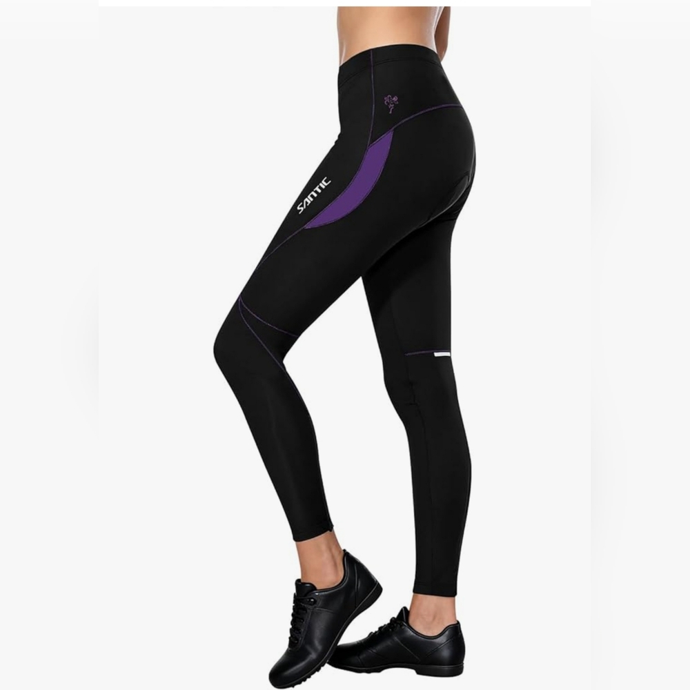 Santic BNWT Cycling Trousers Women Padded Long Cycling Legging - S